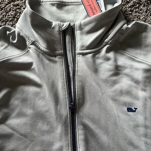 Vineyard Vines Gray Full-Zip Jacket